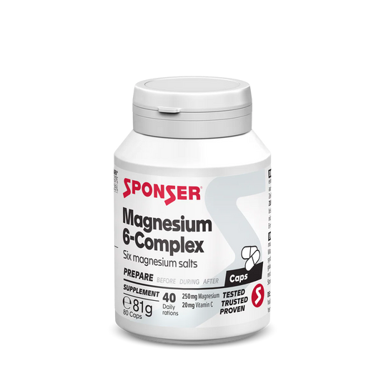 SPONSER MAGNESIUM 6-COMPLEX 80 CAPS