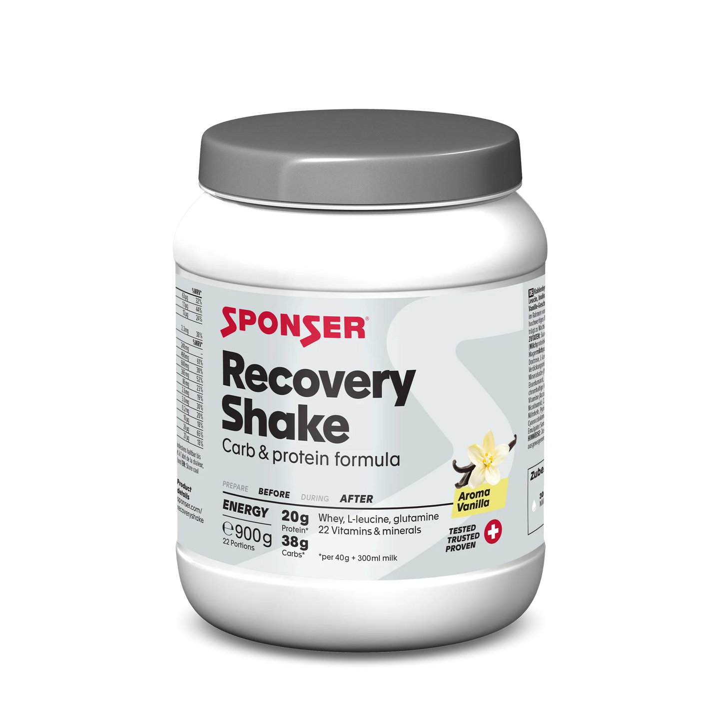 SPONSER RECOVERY SHAKE 900G BOIÃO