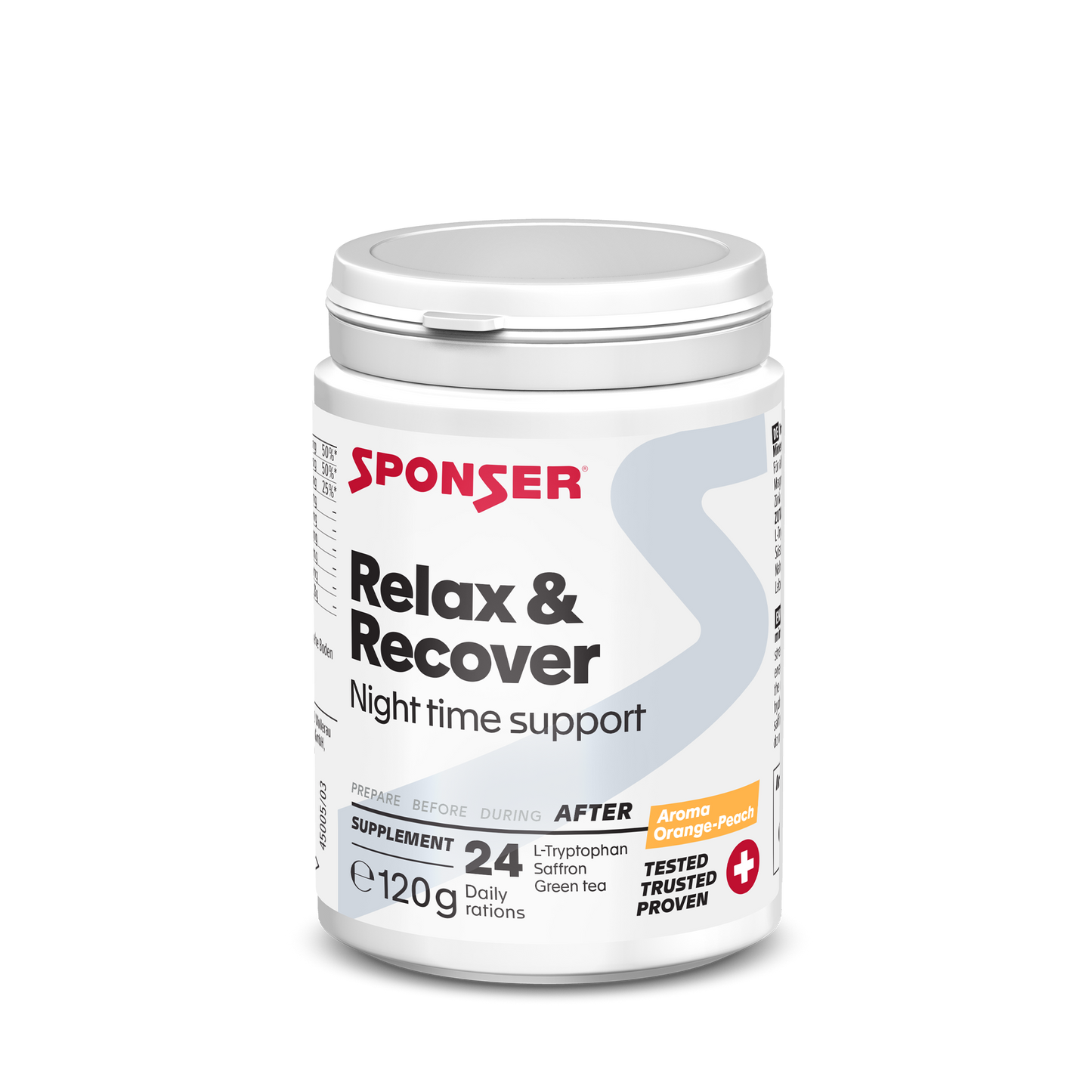SPONSER RELAX & RECOVERY ORANGE-PEACH 120G BOIÃO
