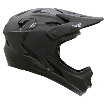 7IDP M1 HELMET YOUTH MATT BLACK/GLOSS BLACK