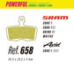 LESS 658 POWERFUL METAL Sram / Avid