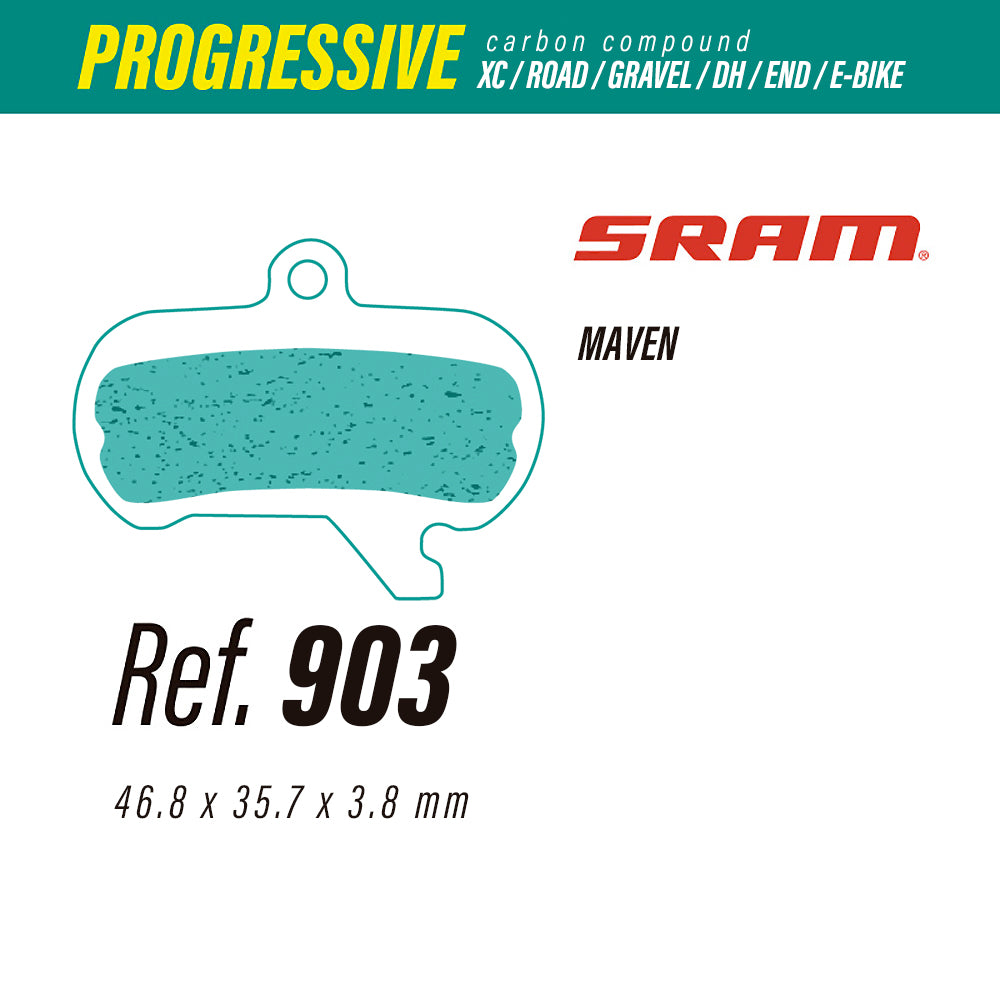 LESS 903 PROGRESSIVE CARBON Sram